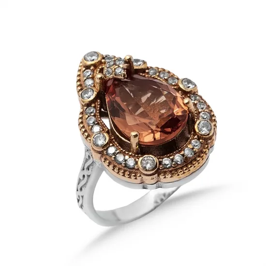 Zultanite Pear Ottoman Authentic Ring Zultanite Pear Ottoman Authentic Ring