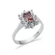 Rectangle Shape Cluster Zultanite Sterling Silver Ring