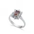 Rectangle Shape Cluster Zultanite Sterling Silver Ring
