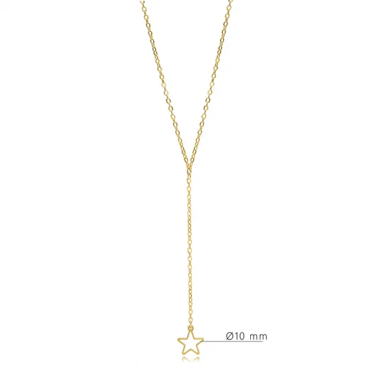 Popular Star Y 925 Sterling Silver Necklace