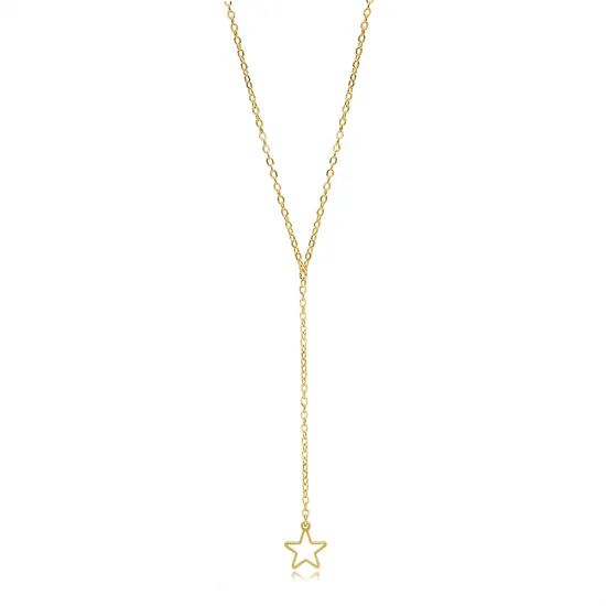 Popular Star Y 925 Sterling Silver Necklace