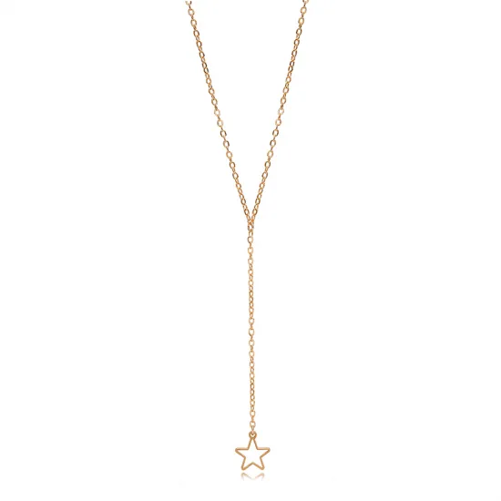 Popular Star Y 925 Sterling Silver Necklace