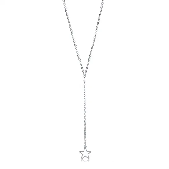 Popular Star Y 925 Sterling Silver Necklace