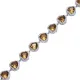 12 X 12mm Heart Cluster Zultanite 925 Silver Bracelet 12 X 12mm Heart Cluster Zultanite 925 Silver Bracelet