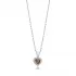 10 mm Heart Zultanite CZ Silver Charm Necklace