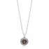 Round Zultanite Double CZ 925 Sterling Silver Necklace