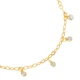 Shaker Clear CZ Mirror Chain Women 925 Silver Anklet Shaker Clear CZ Mirror Chain Women 925 Silver Anklet