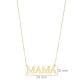 Mama Word Plain 925 Sterling Silver Necklace Mama Word Plain 925 Sterling Silver Necklace