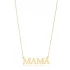 Mama Word Plain 925 Sterling Silver Necklace