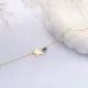Star Design Plain with Evil Eye Wholesale Silver Anklet