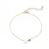 Star Design Plain with Evil Eye Wholesale Silver Anklet