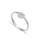 Star CZ Cluster 925 Sterling Silver Ring Star CZ Cluster 925 Sterling Silver Ring