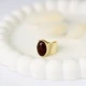 Red Agate Adjustable 925 Sterling Silver Ring - Sade 925 Silver Jewelry