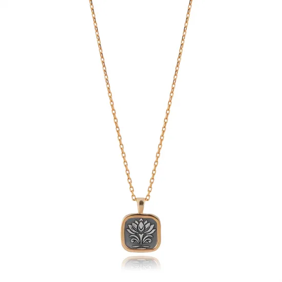 Egyptian Lotus 925 Sterling Silver Necklace Egyptian Lotus 925 Sterling Silver Necklace
