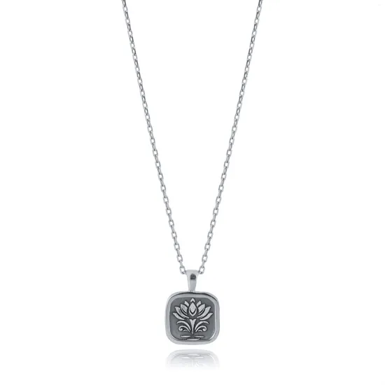 Egyptian Lotus 925 Sterling Silver Necklace Egyptian Lotus 925 Sterling Silver Necklace