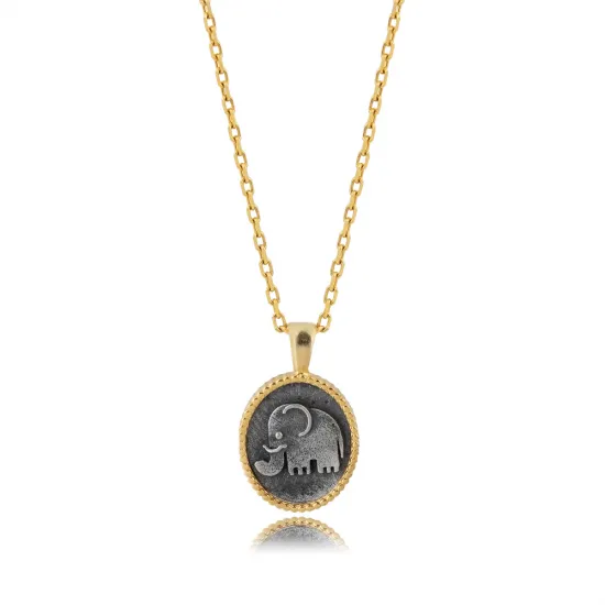 Elephant Animal 925 Sterling Silver Necklace Elephant Animal 925 Sterling Silver Necklace