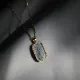 Bee Fossil Evil Eye 925 Sterling Silver Necklace Bee Fossil Evil Eye 925 Sterling Silver Necklace