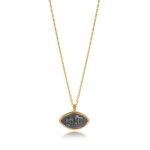 Mesopotamian Fertility Elephants Charm Necklaces