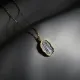 Cleopatra Design 925 Silver Jewelry Charm Necklace