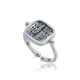Nefertiti Adjustable 925 Sterling Silver Ring | 925 Sterling Silver Wholesale | Sade Silver Nefertiti Adjustable 925 Sterling Silver Ring - Sade 925 Silver Jewelry