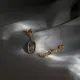 Anubis Symbol Cluster 925 Sterling Silver Earrings