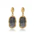 Anubis Symbol Cluster 925 Sterling Silver Earrings