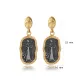 Cleopatra Design 925 Silver Cluster Earring Cleopatra Design 925 Silver Cluster Earring