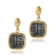 Nefertiti Cluster 925 Sterling Silver Earrings Nefertiti Cluster 925 Sterling Silver Earrings