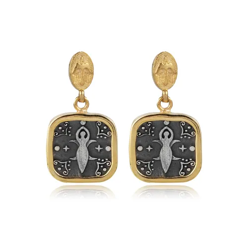 Cybele Cluster 925 Sterling Silver Earrings