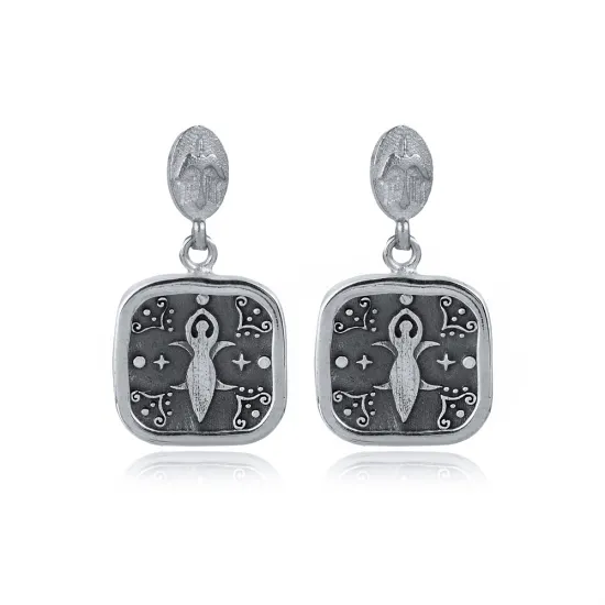 Cybele Cluster 925 Sterling Silver Earrings Cybele Cluster 925 Sterling Silver Earrings