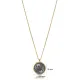 Ying Yang Desing Silver Turkish Necklace Ying Yang Desing Silver Turkish Necklace