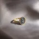 Cat Symbol Oxidized 925 Sterling Silver Ring | 925 Sterling Silver Wholesale | Sade Silver Cat Symbol Oxidized 925 Sterling Silver Ring - Sade 925 Silver Jewelry