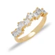 CZ Shiny Baguette Cluster 925 Sterling Silver Ring CZ Shiny Baguette Cluster 925 Sterling Silver Ring