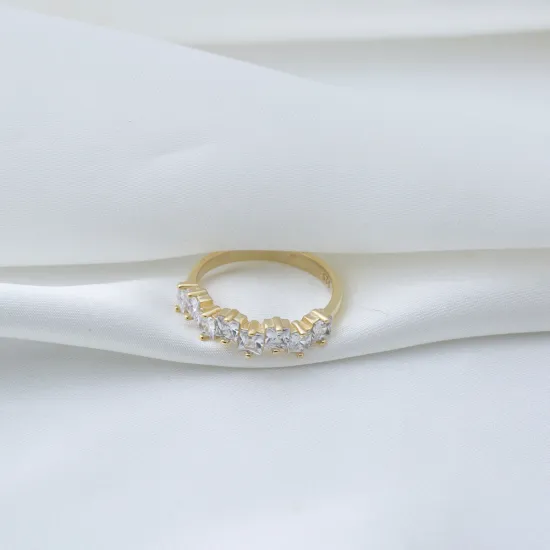 CZ Shiny Baguette Cluster 925 Sterling Silver Ring CZ Shiny Baguette Cluster 925 Sterling Silver Ring