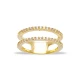 Dainty Double Band 925 Sterling Silver Ring