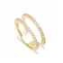 Dainty Double Band 925 Sterling Silver Ring