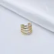 Turkish CZ Cartilage 925 Sterling Silver Earrings Turkish CZ Cartilage 925 Sterling Silver Earrings