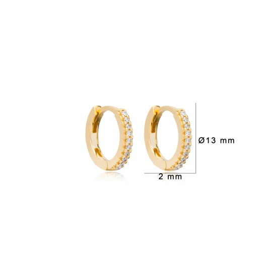 Minimalist CZ Fine 925 Sterling Silver Earrings Minimalist CZ Fine 925 Sterling Silver Earrings