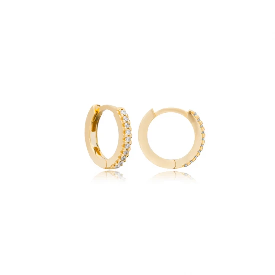 Minimalist CZ Fine 925 Sterling Silver Earrings Minimalist CZ Fine 925 Sterling Silver Earrings