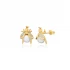 Cute Bee CZ 925 Sterling Silver Earrings