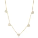 Heart CZ Shaker 925 Sterling Silver Necklace Heart CZ Shaker 925 Sterling Silver Necklace
