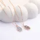 Black CZ Stone Hamsa Charm Silver Necklace Black CZ Stone Hamsa Charm Silver Necklace