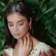 Tiny CZ Flower Adjustable 925 Sterling Silver Ring