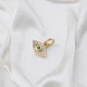 Emerald Evil Lucky Eye 925 Sterling Silver Pendant | 925 Sterling Silver Wholesale | Sade Silver Emerald Evil Lucky Eye 925 Sterling Silver Pendant - Sade 925 Silver Jewelry