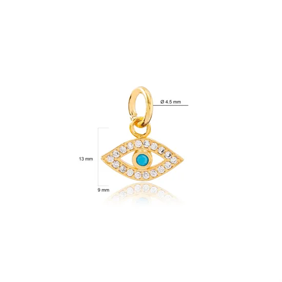 Evil Lucky Eye 925 Sterling Silver Pendant