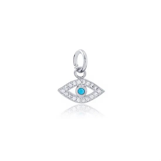 Evil Lucky Eye 925 Sterling Silver Pendant