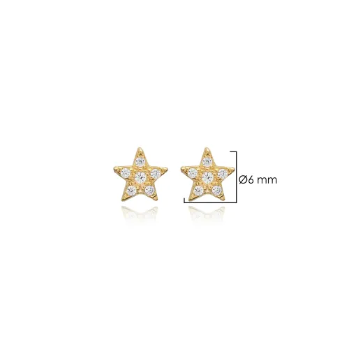 Star Design Minimalist 925 Stud Earrings Star Design Minimalist 925 Stud Earrings