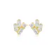Minimalist CZ Baguette 925 Sterling Silver Earrings Minimalist CZ Baguette 925 Sterling Silver Earrings