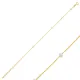 Chain White Beaded Enamel 925 Sterling Silver Bracelet