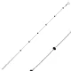 Delicate Chain Black Beaded Enamel 925 Silver Bracelet Delicate Chain Black Beaded Enamel 925 Silver Bracelet
